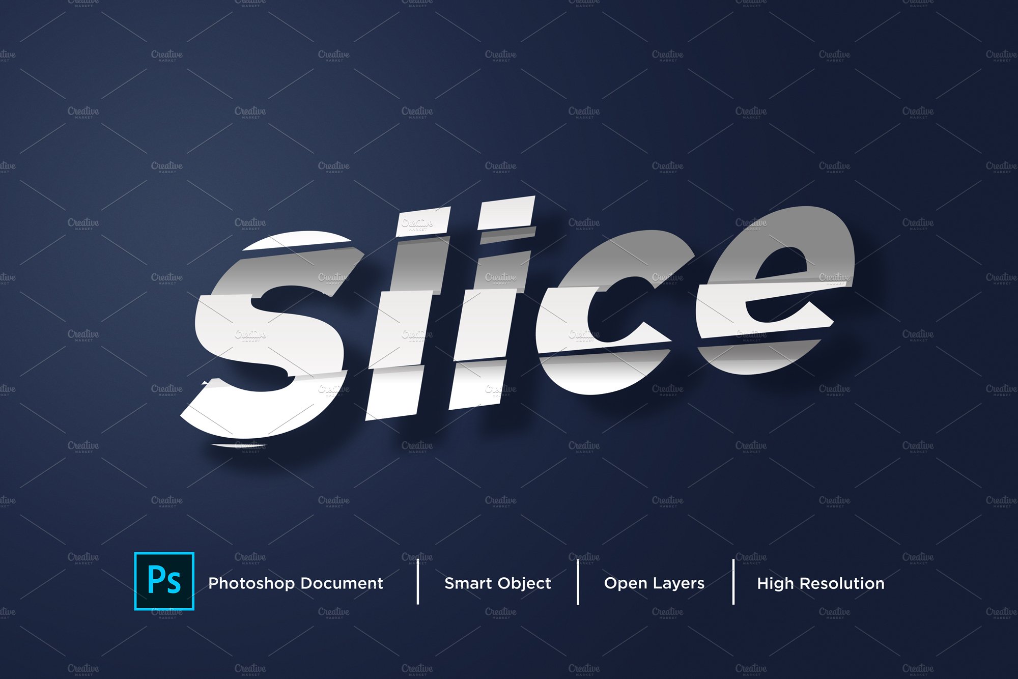Slice Text Effect & Layer Stylecover image.