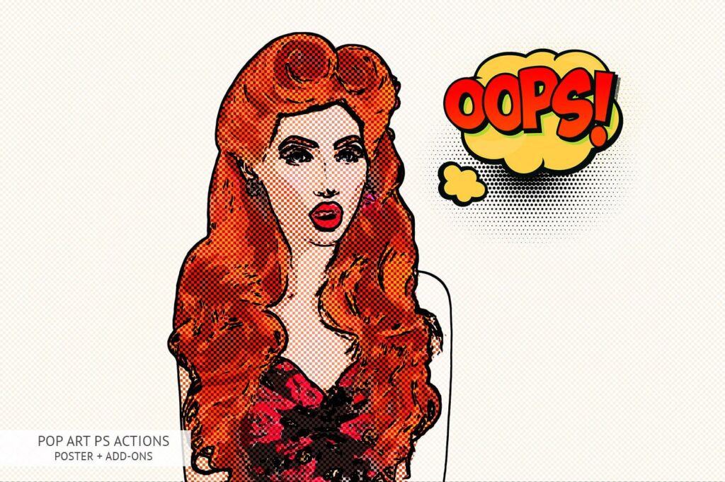 Pop Action Pop Art Actions Photoshop – MasterBundles