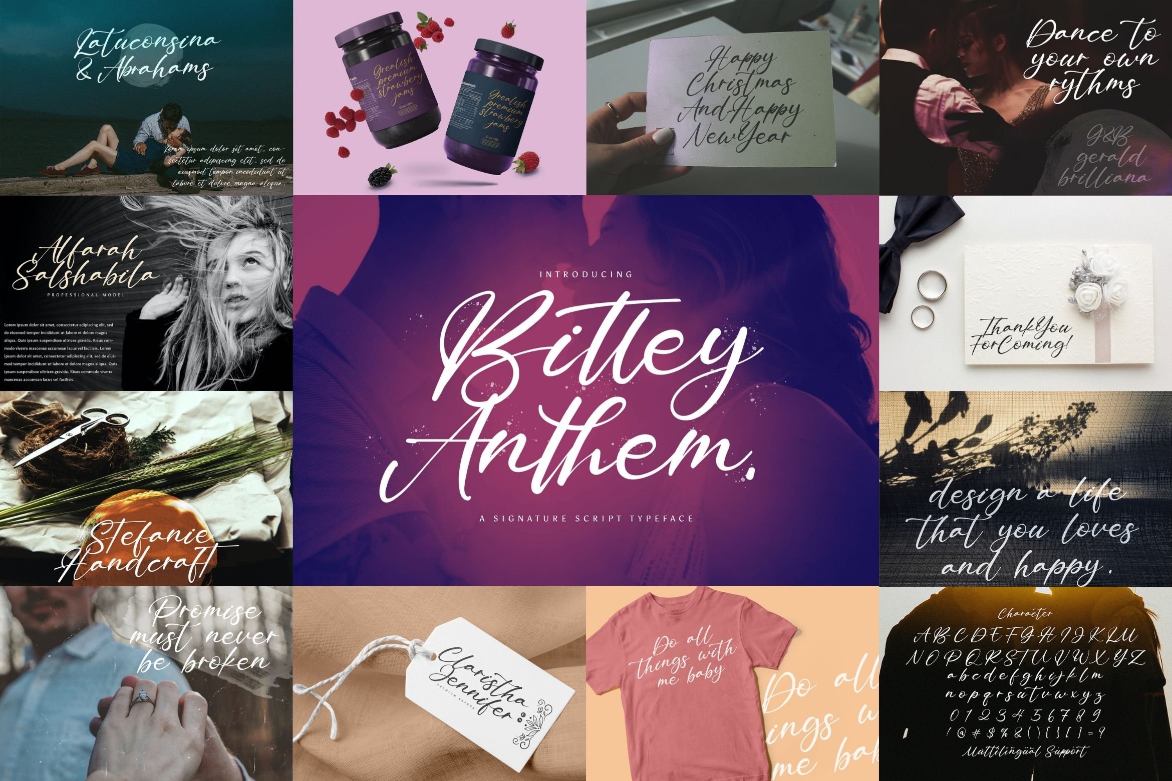 Handwritten Font Bundle Vol 8 preview image.