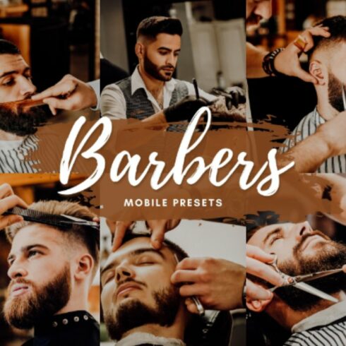 BARBERS Mobile Lightroom Presetscover image.