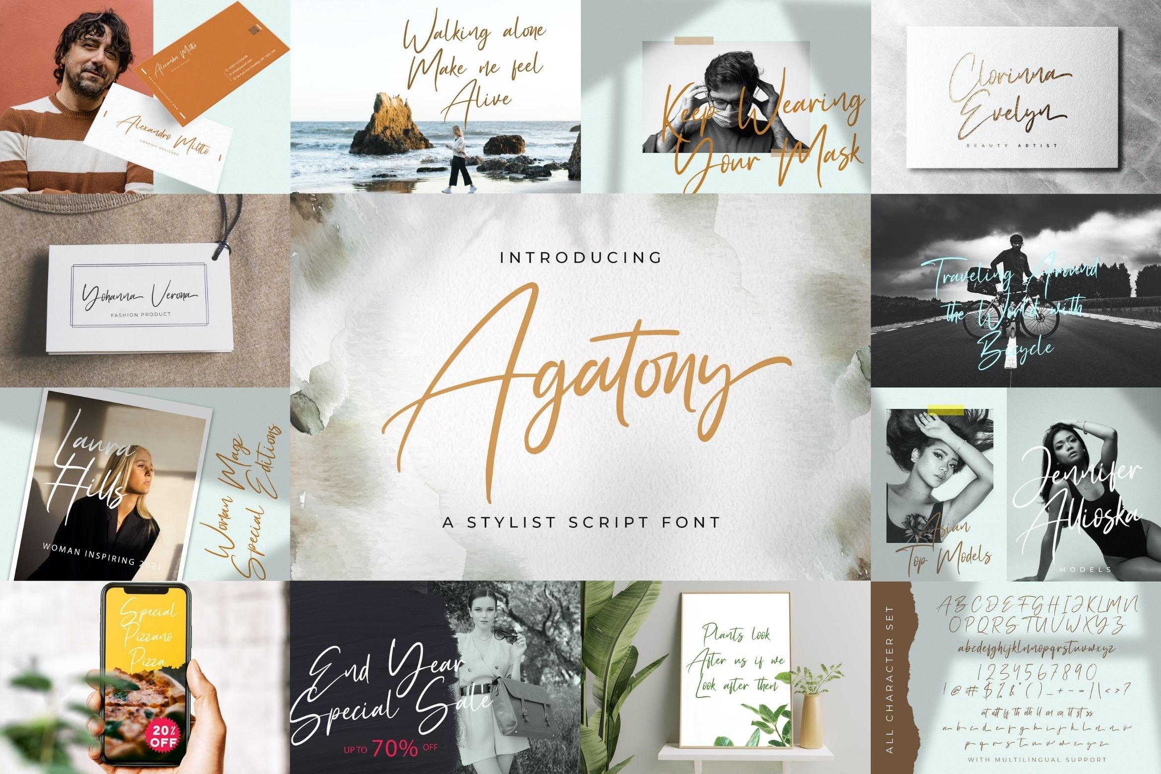 Handwritten Font Bundle Vol 5 preview image.