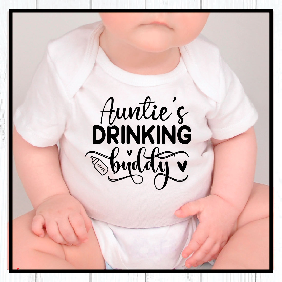 auntie\'s drinking buddy svg preview image.