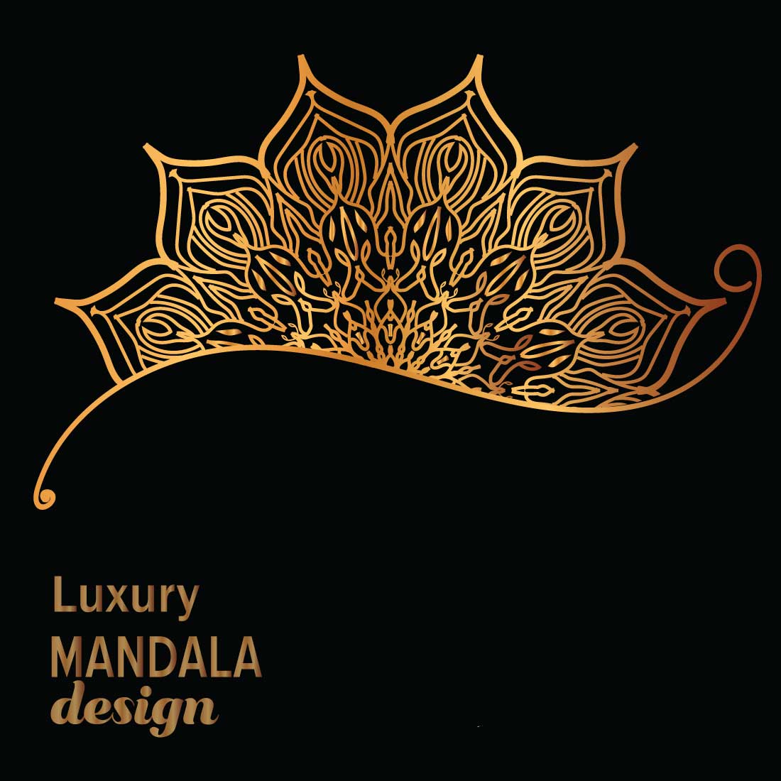 luxury mandala design cover image.