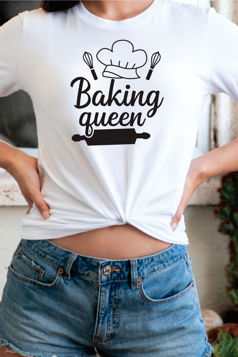 baking queen svg pinterest preview image.