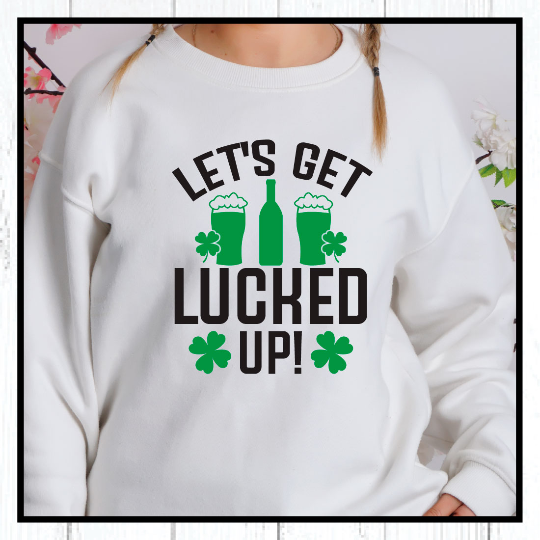 let\'s get lucked up! svg preview image.