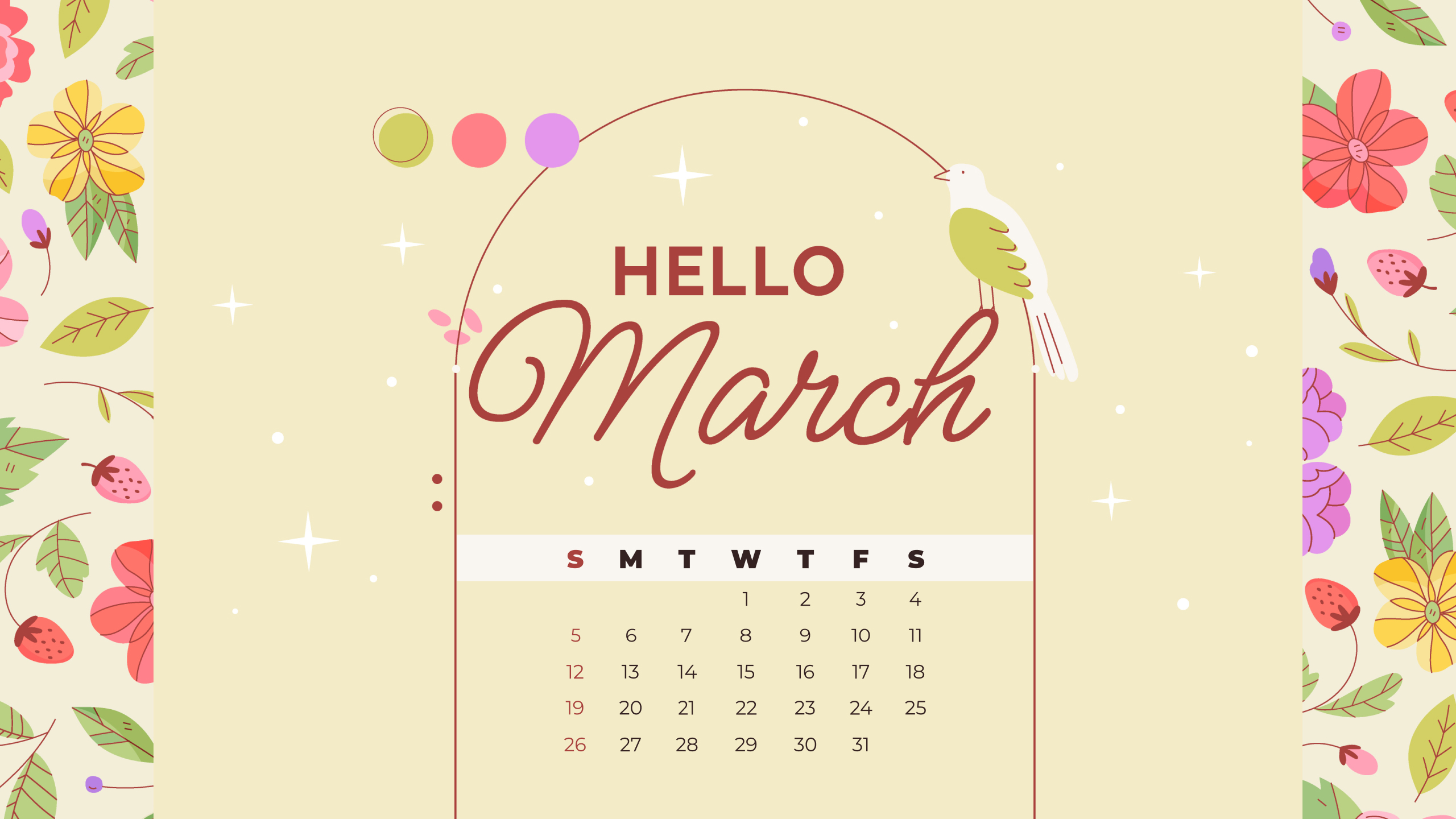 8 calendar march 10 2560h1440 644