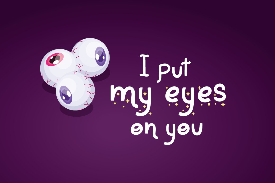 8 eye balls with purple and red iris 740