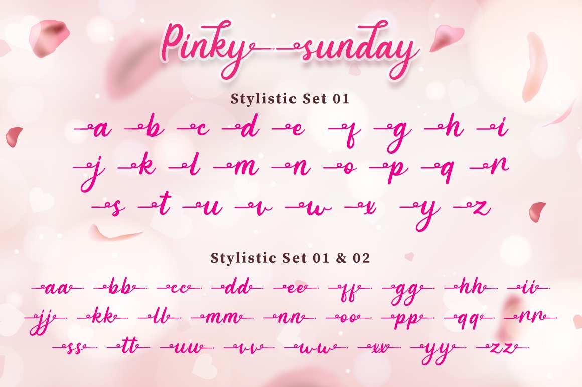 8 pinky sunday sheet 635