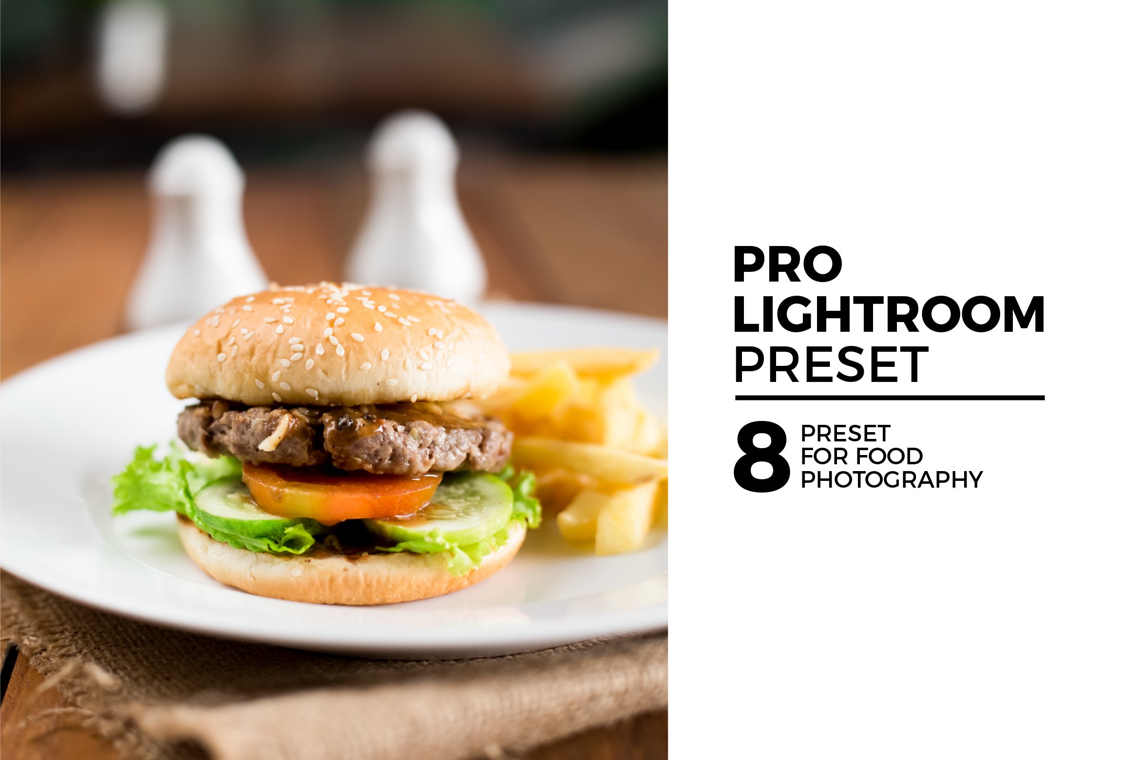 8 Pro Lightroom Preset for Food Photcover image.