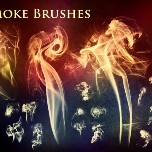 80 Smoke and Fire Brushes & PNGscover image.