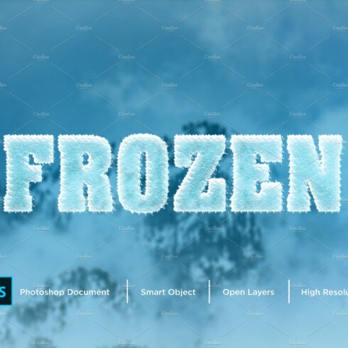 Frozen Text Effect & Layer Stylecover image.