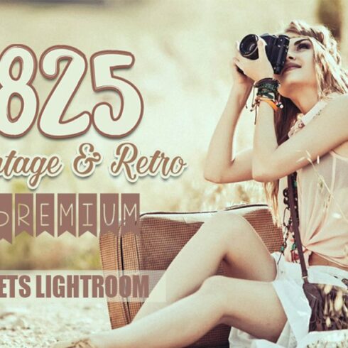 Premium Vintage Retro Lightroomcover image.