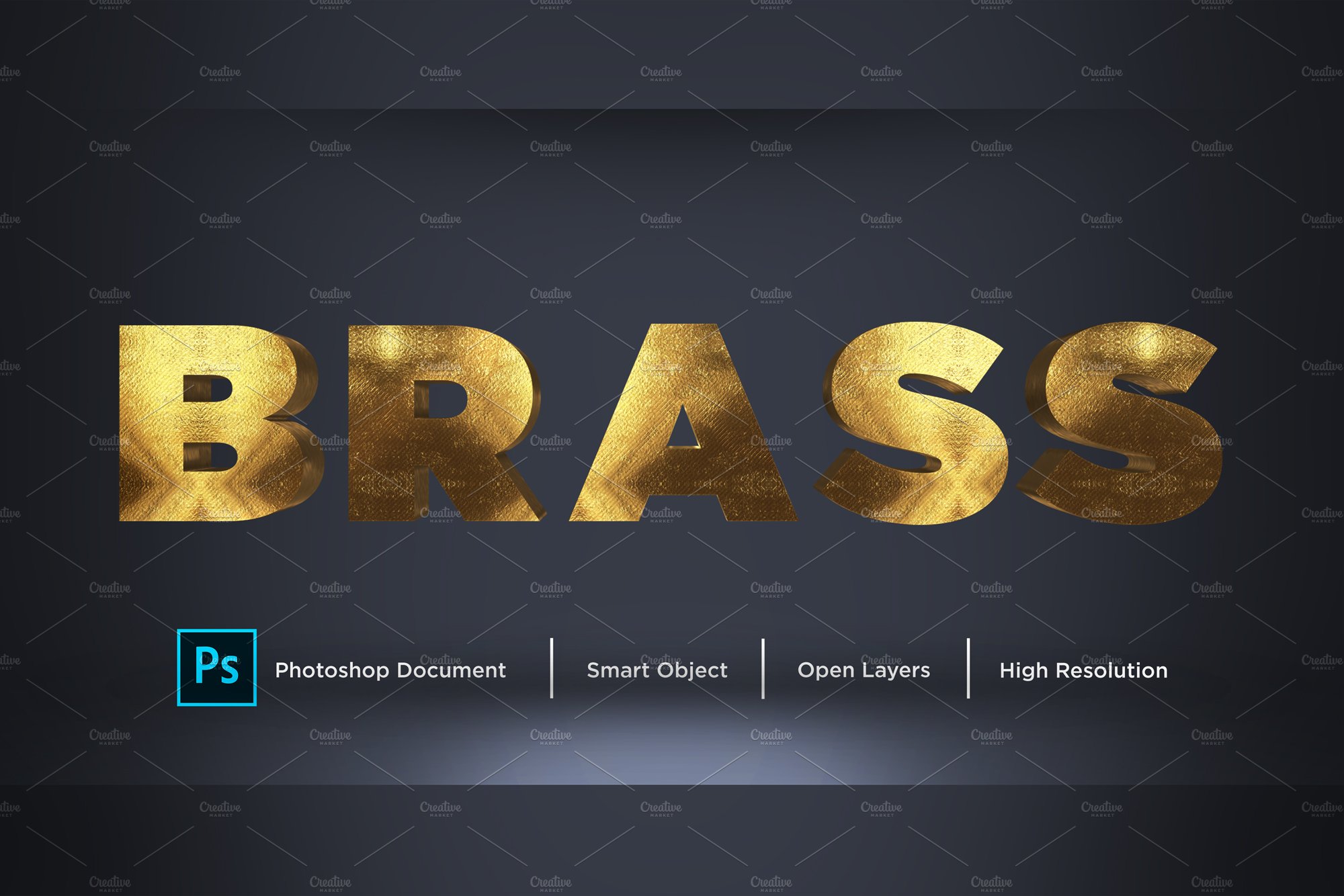 Brass Text Effect & Layer Stylecover image.