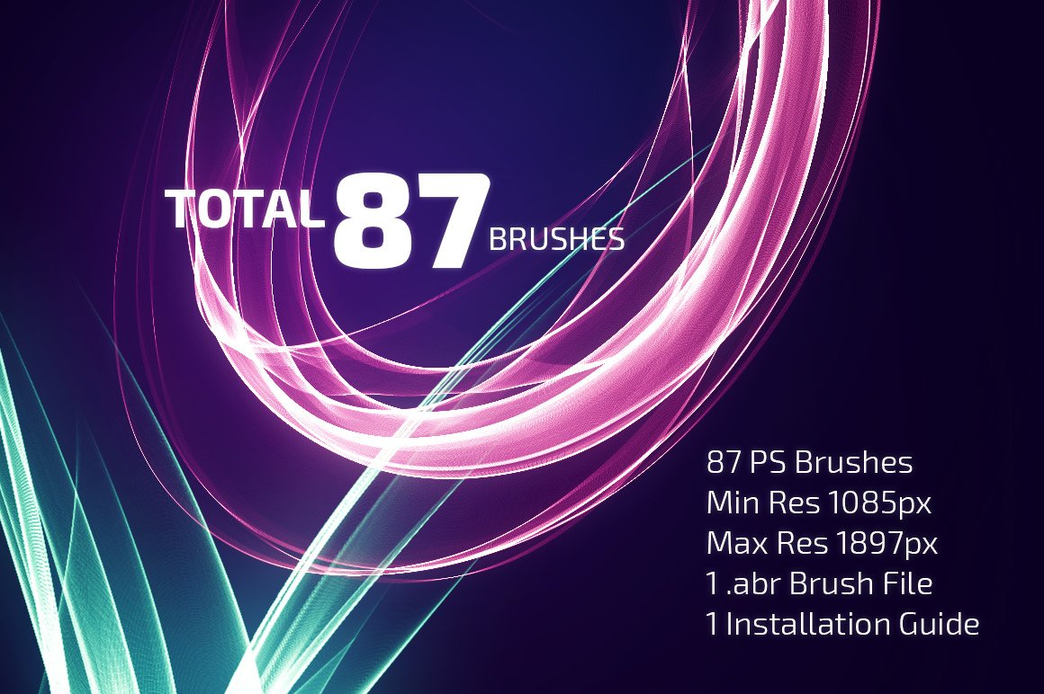 87 Abstract Motion Brush Packpreview image.