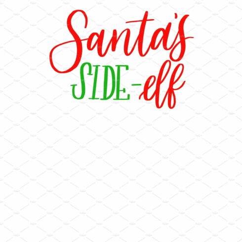 Santa’s Side Elf cut filecover image.