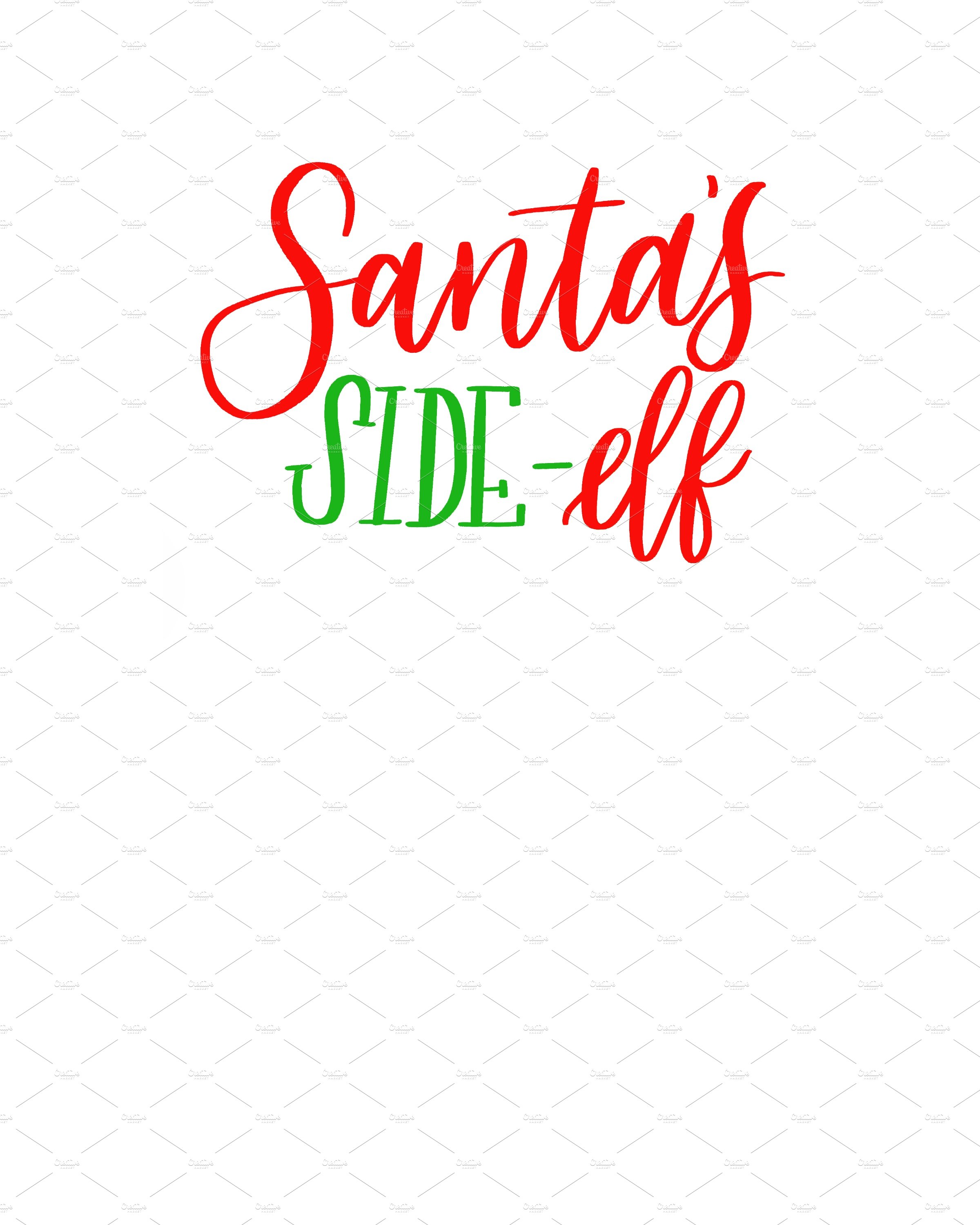 Santa’s Side Elf cut filecover image.