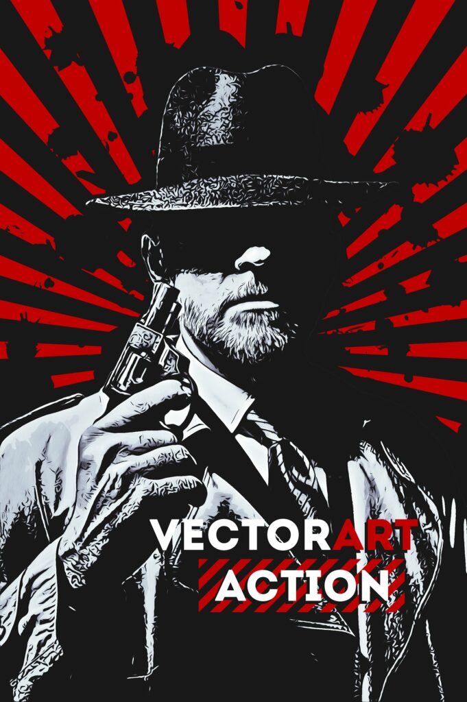 VectorArt Photoshop Action – MasterBundles