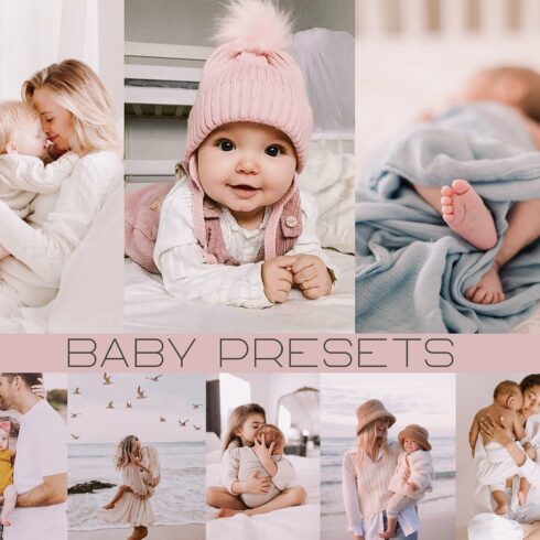 15 Newborn Baby Lightroom Presetscover image.