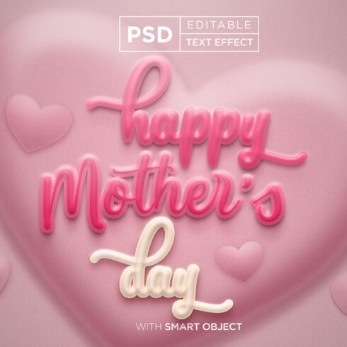HAPPY MOTHER'S DAY TEXT EFFECTcover image.