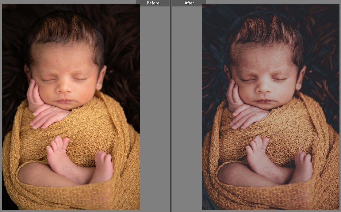 Newborn Baby Lightroom Presets PROpreview image.