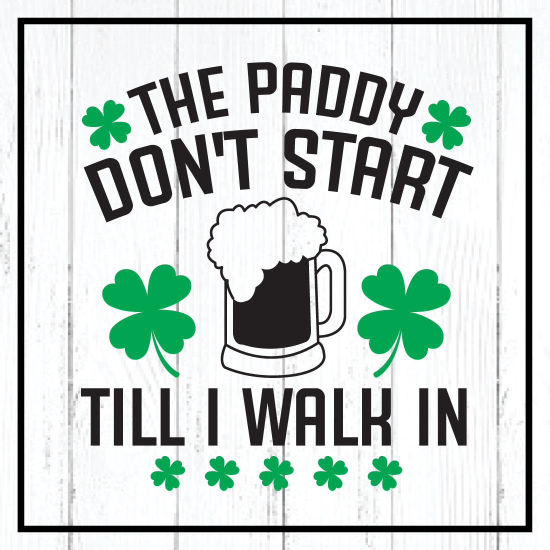 the paddy don\'t start till i walk in svg cover image.