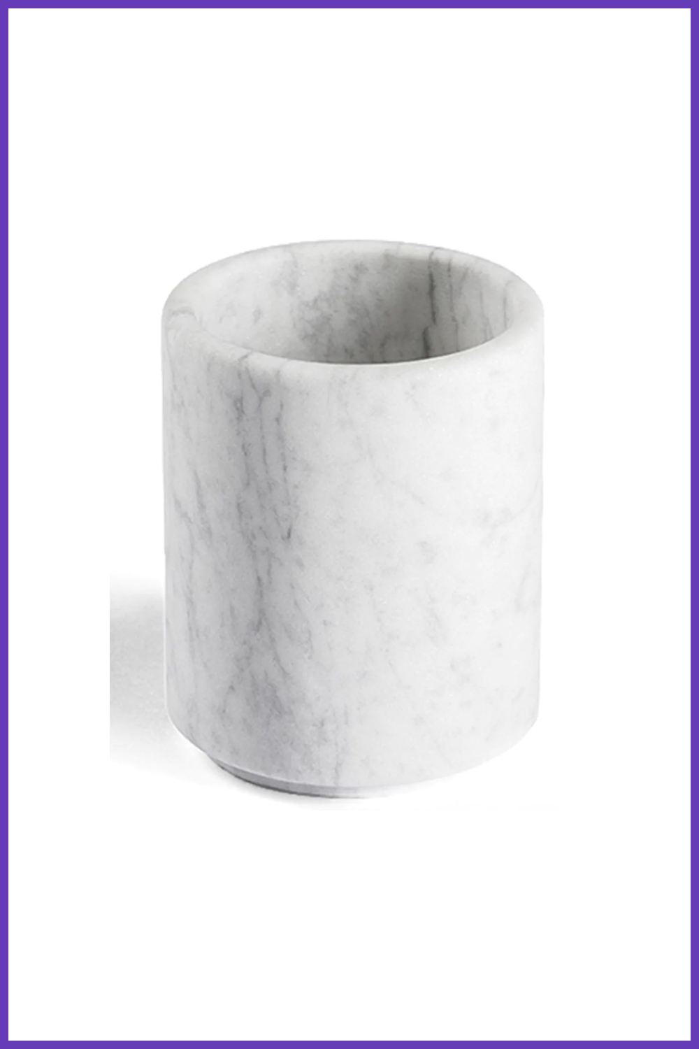 Salvatori ellipse marble container.
