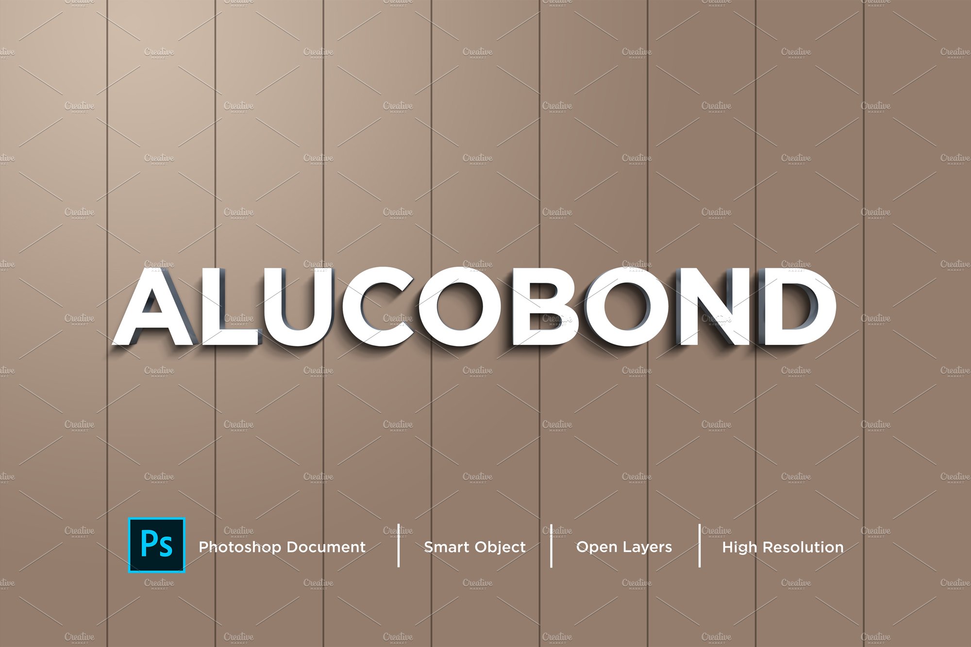 Alucobond Text Effect & Layer Stylecover image.