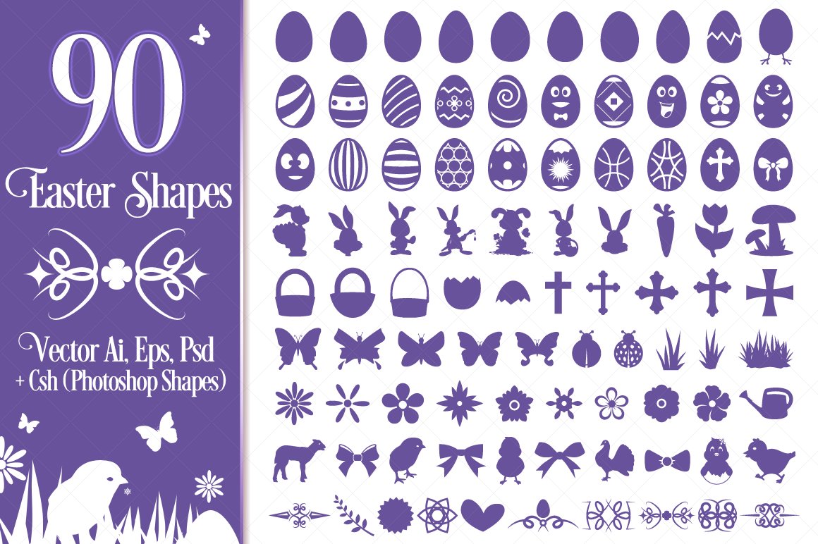 90 Easter Vector Shapescover image.
