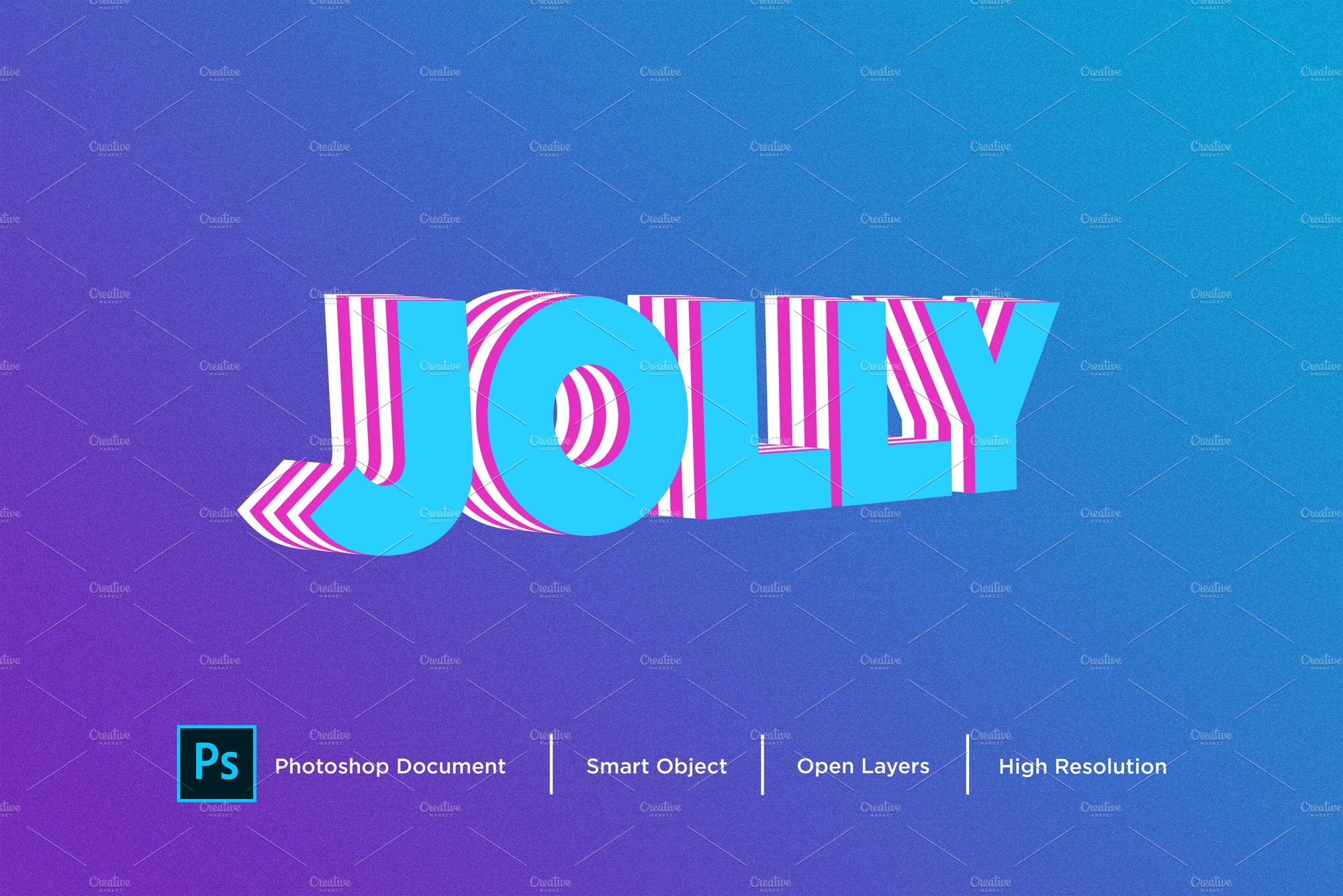 Jolly Text Effect & Layer Stylecover image.