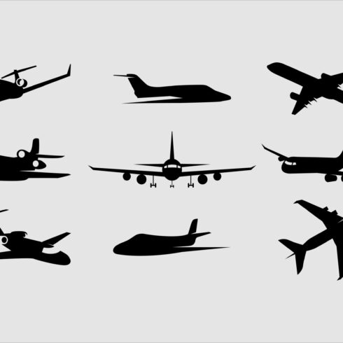 Airplane Shapes For Logoscover image.