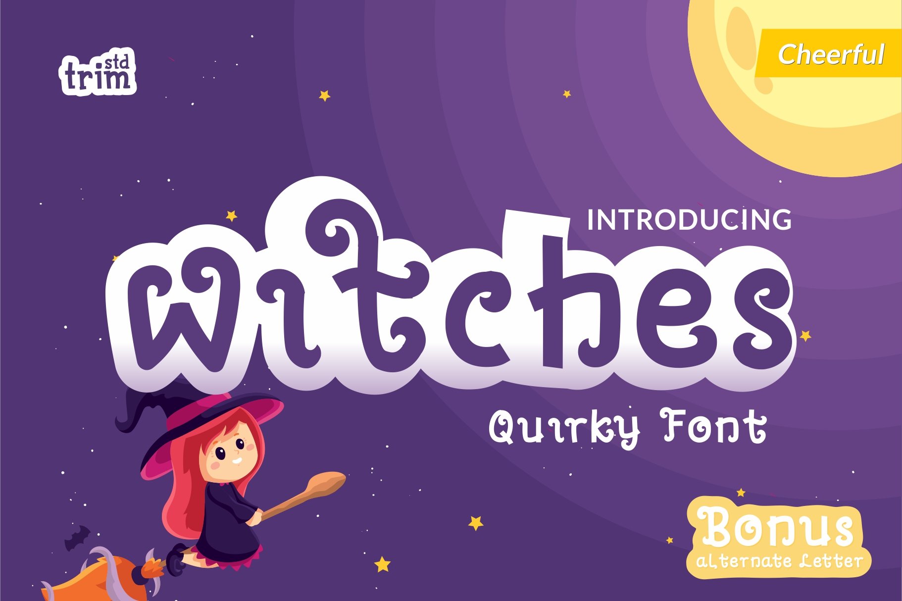 Witches Quirky Display Font cover image.