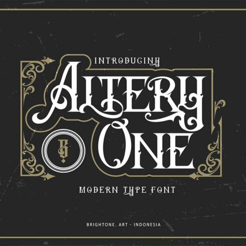 Altery One - classic blackletter cover image.