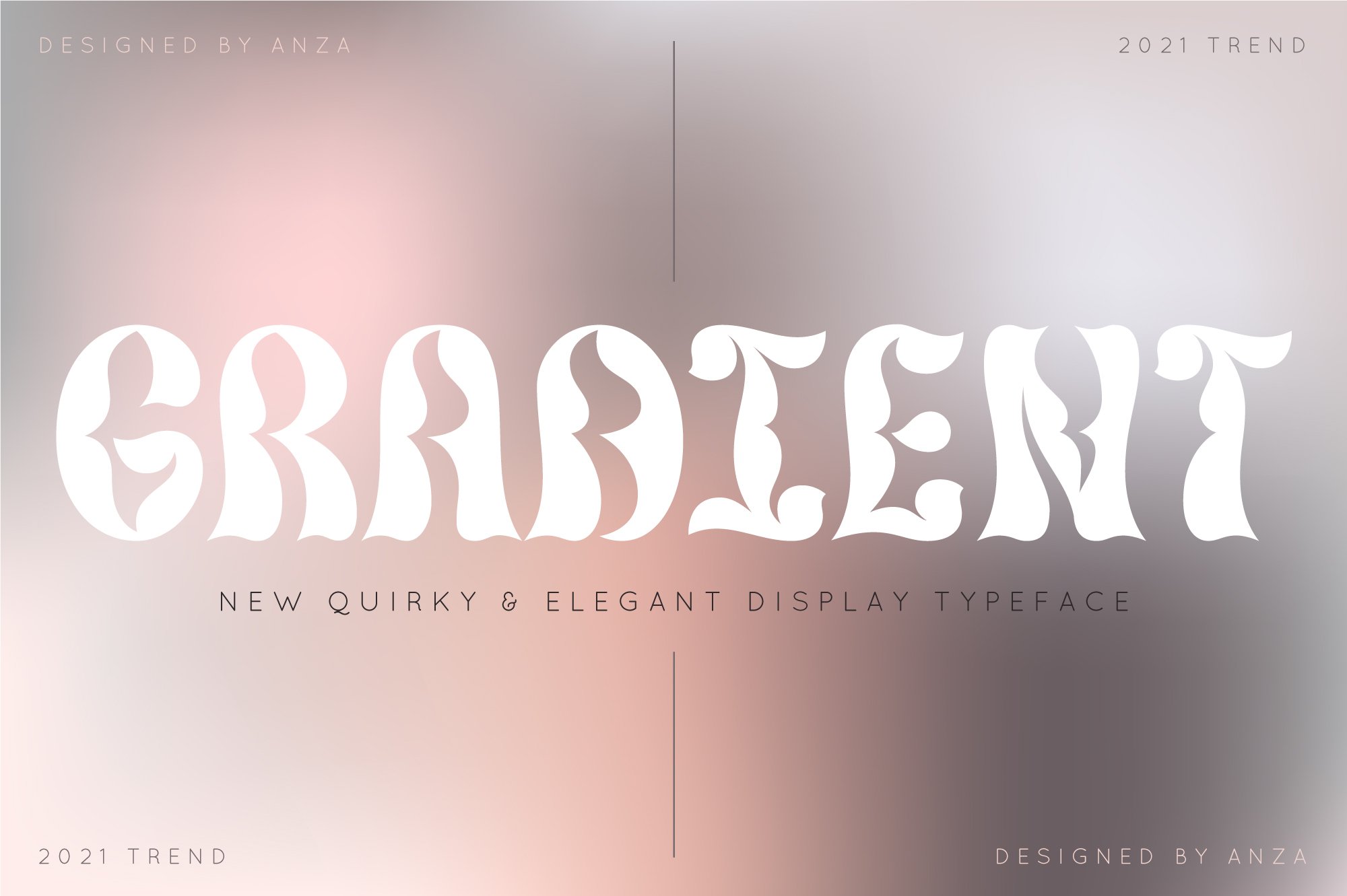 Gradient quirky font cover image.