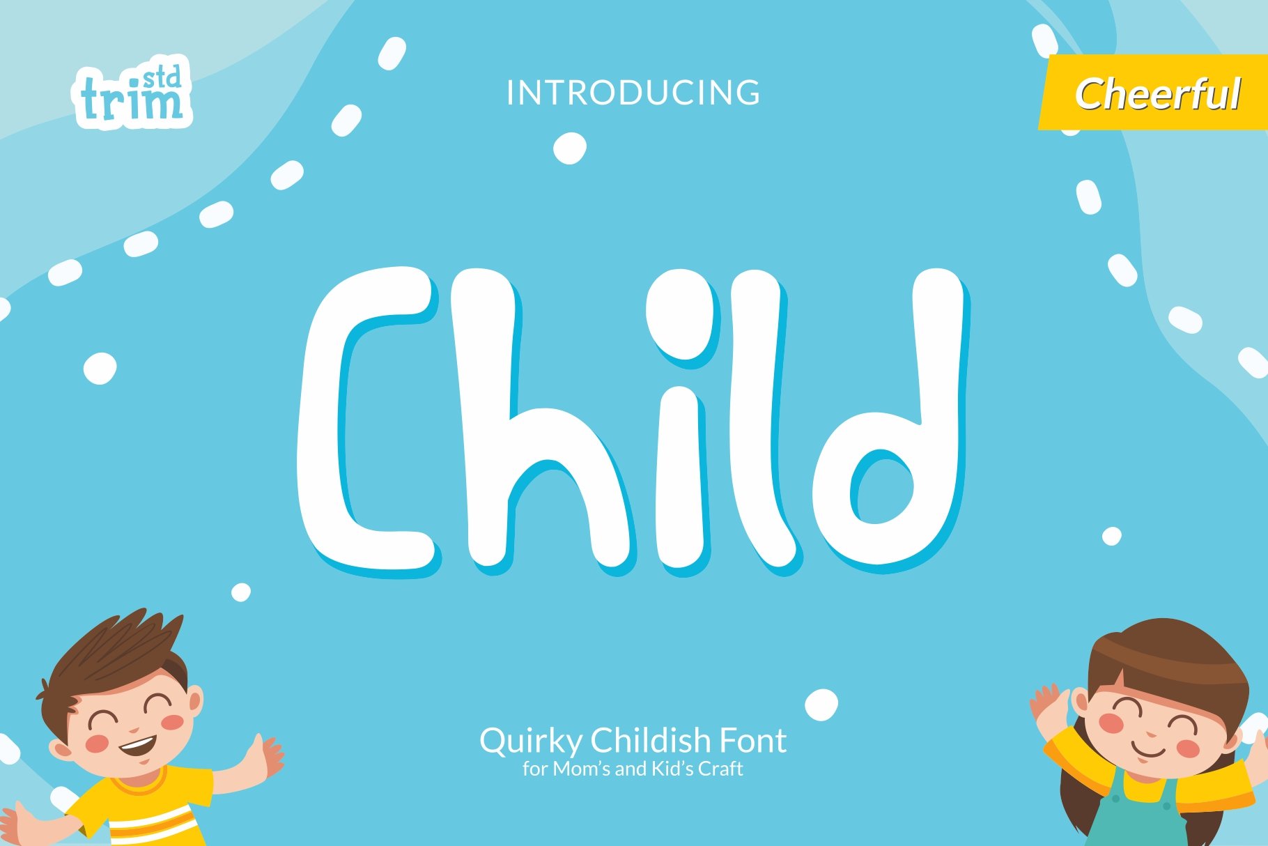 Child Quirky Childish Playful Font cover image.