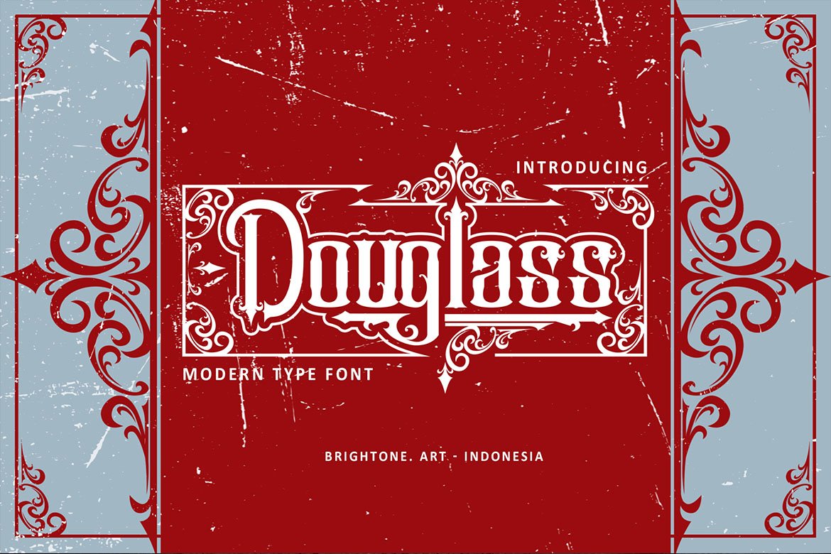 Douglass - blackletter cover image.