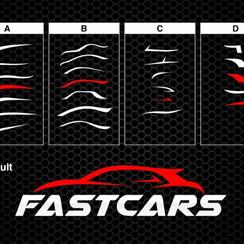 Car Line Shapes for Logoscover image.