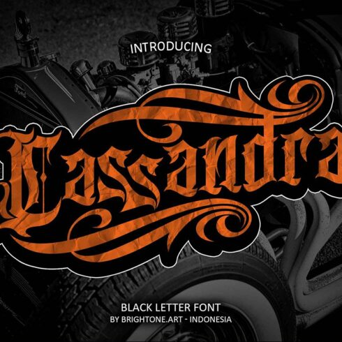 Cassandra - Blackletter Tattoo cover image.