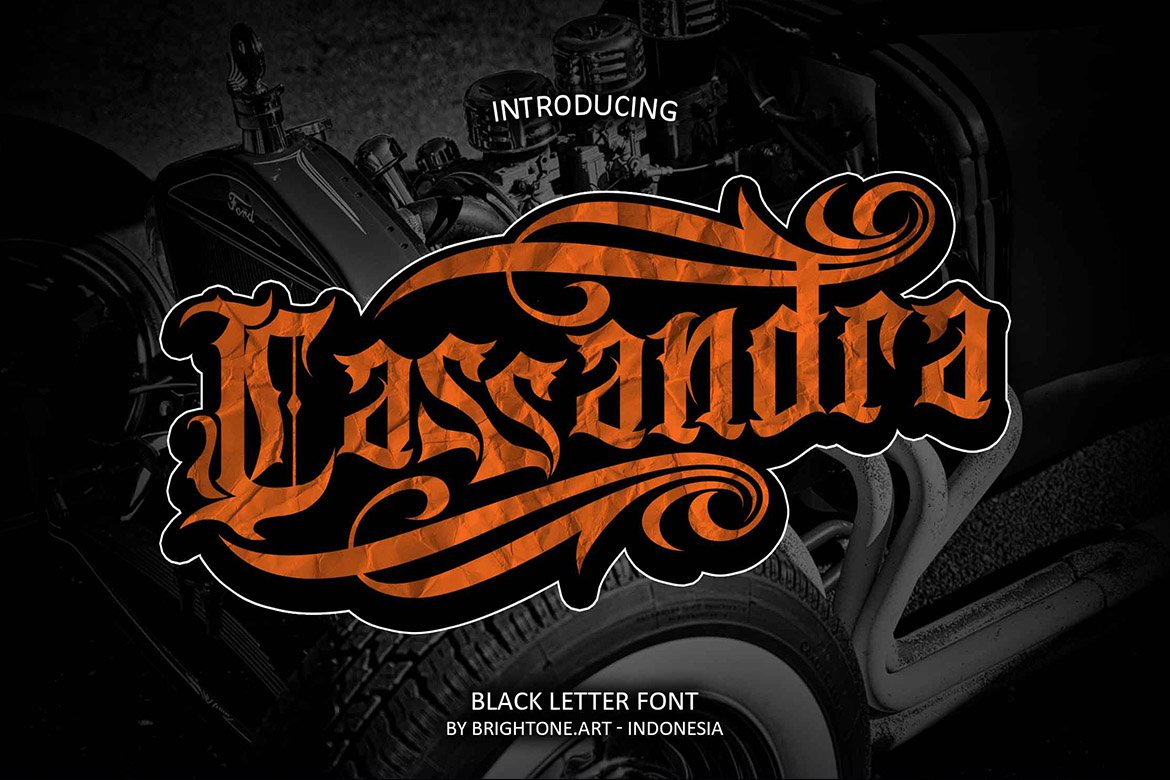 Cassandra - Blackletter Tattoo cover image.
