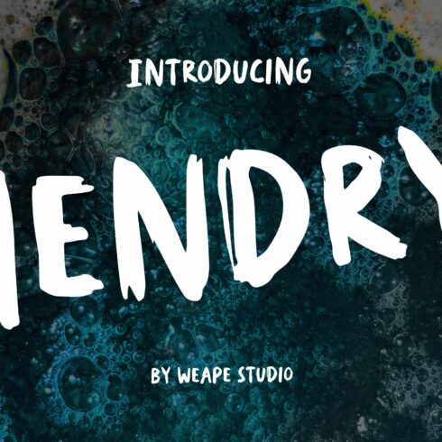 Hendry - Brush Font cover image.