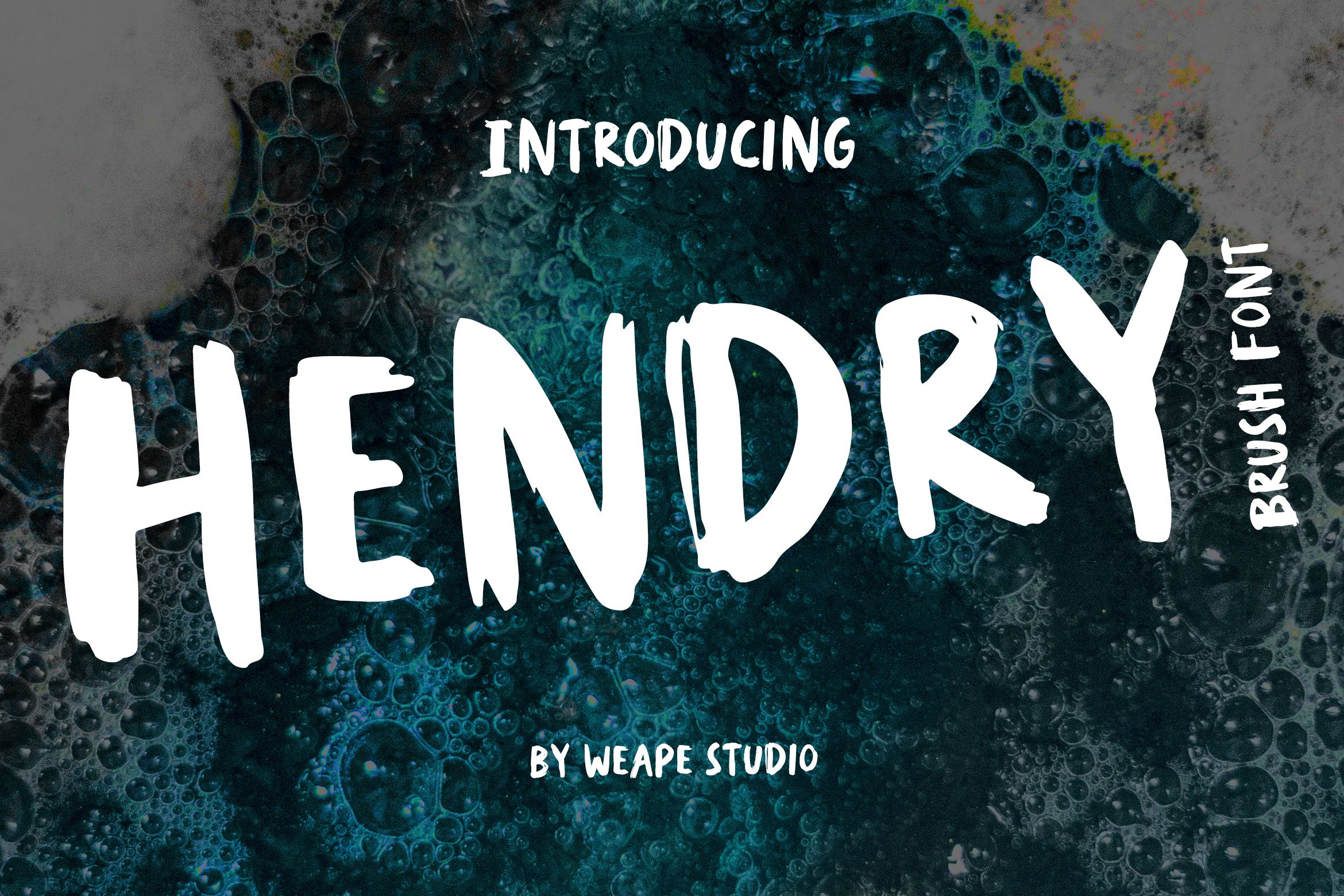 Hendry - Brush Font cover image.