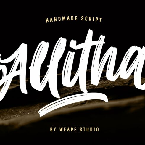 Allitha Handmade Script cover image.