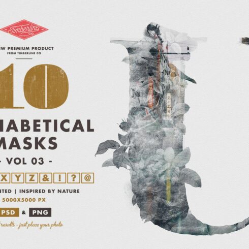 10 Alphabetical Masks Vol 03cover image.