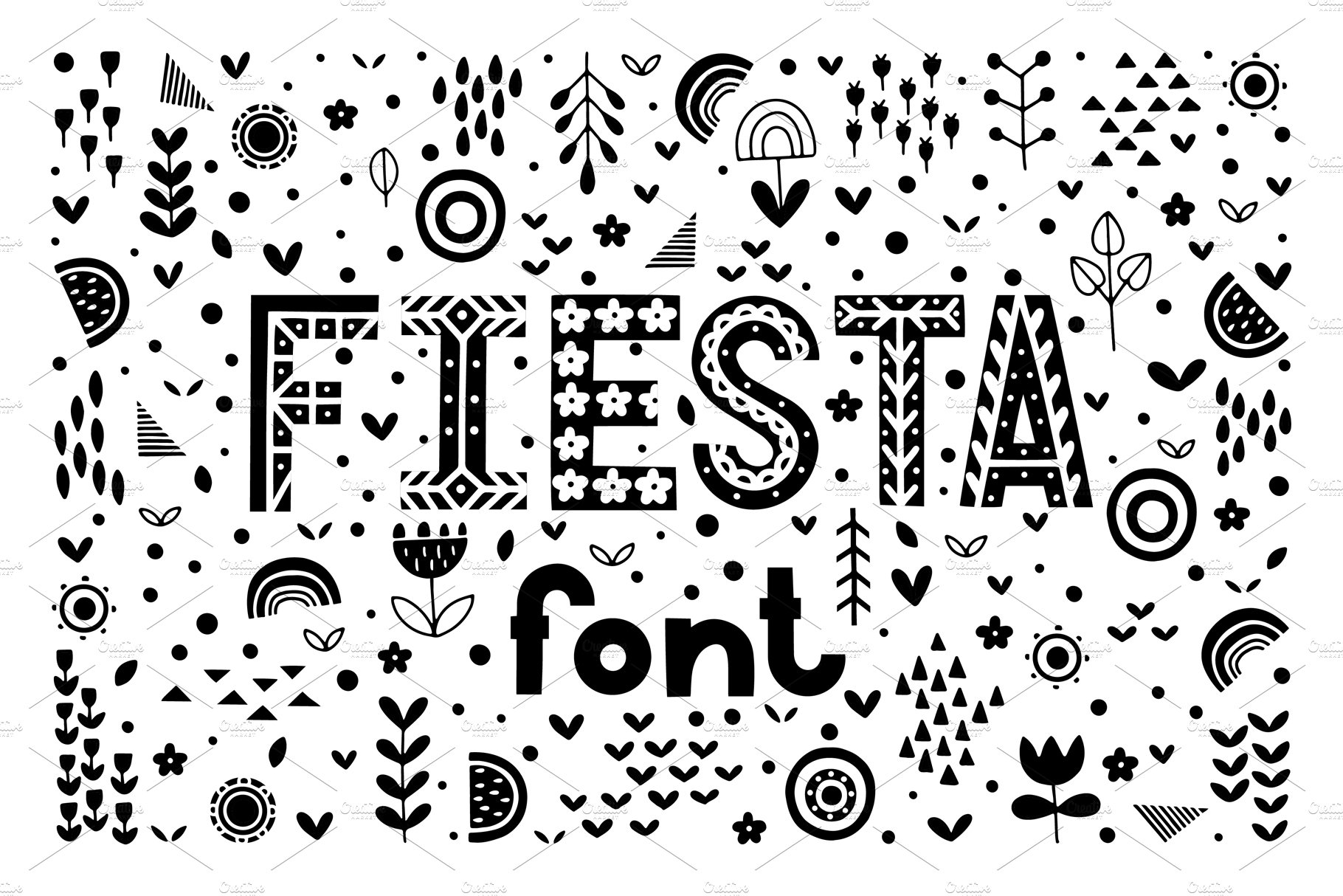 FIESTA font cover image.