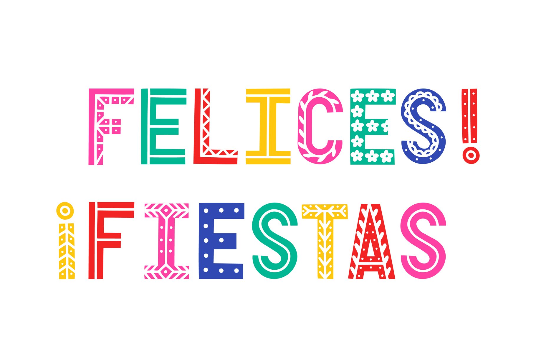 FIESTA font preview image.