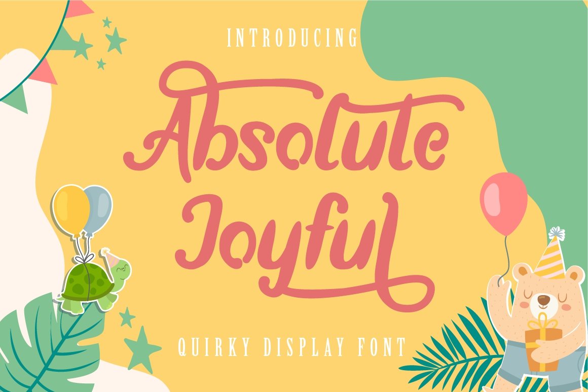 Absolute Joyful - Quirky Font cover image.