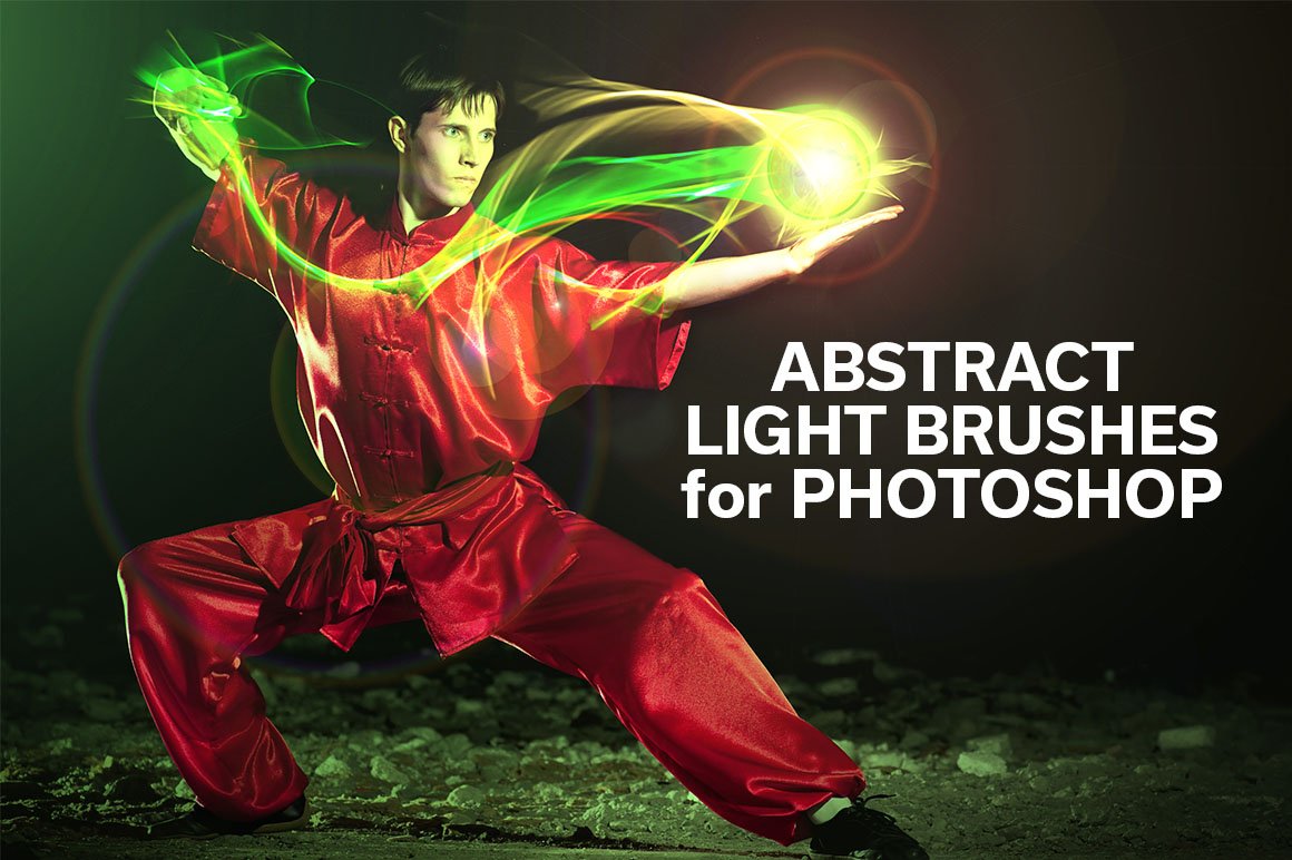 Abstract Light Brushes for Photoshopcover image.