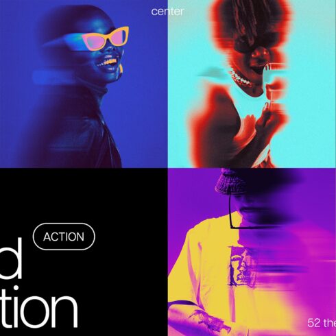 Acid Motion Photoshop Actioncover image.