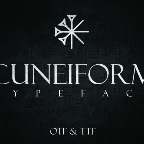 CUNEIFORM: An Ancient Typeface cover image.