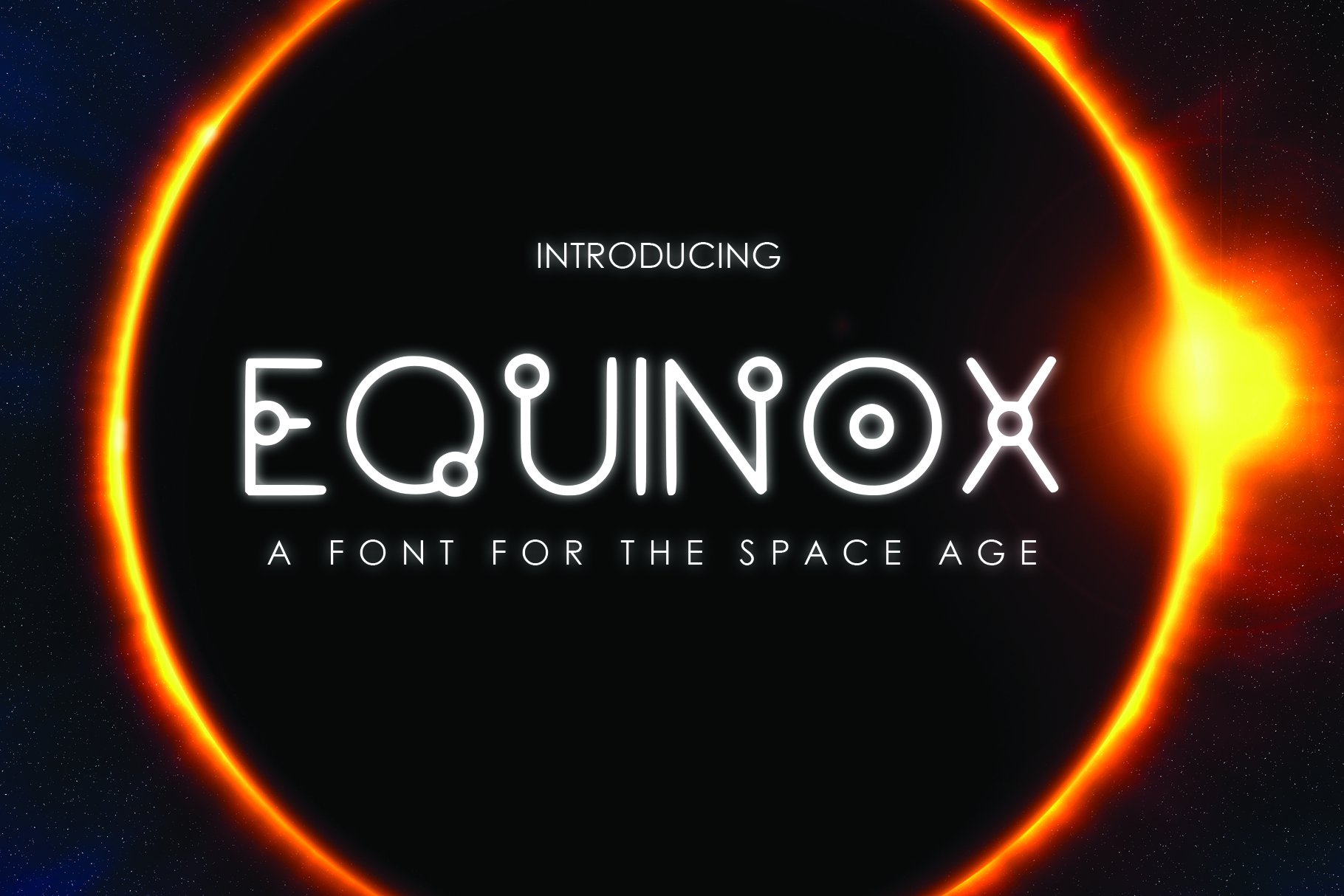 EQUINOX - A Font for the Space Age cover image.