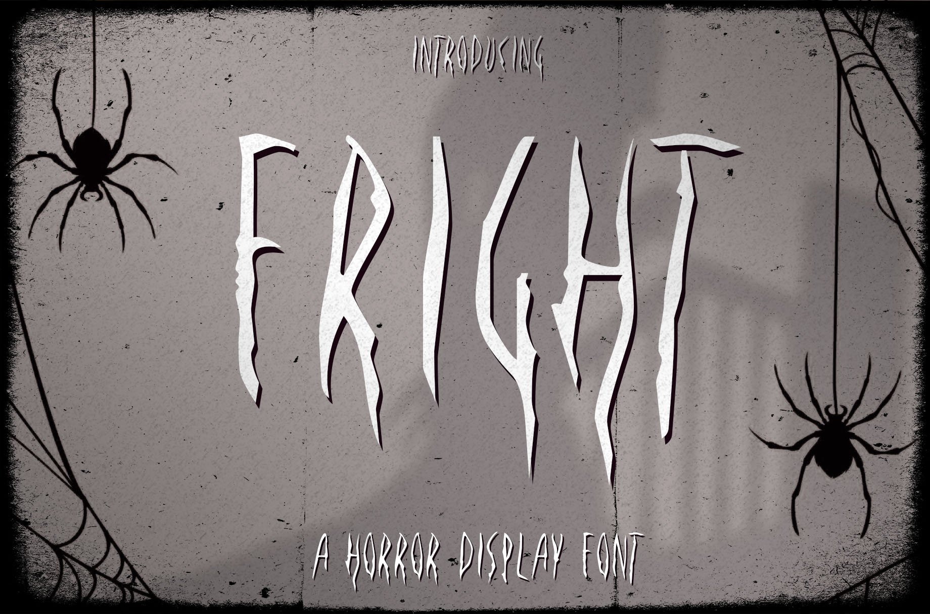 Fright - A Horror Display Font cover image.